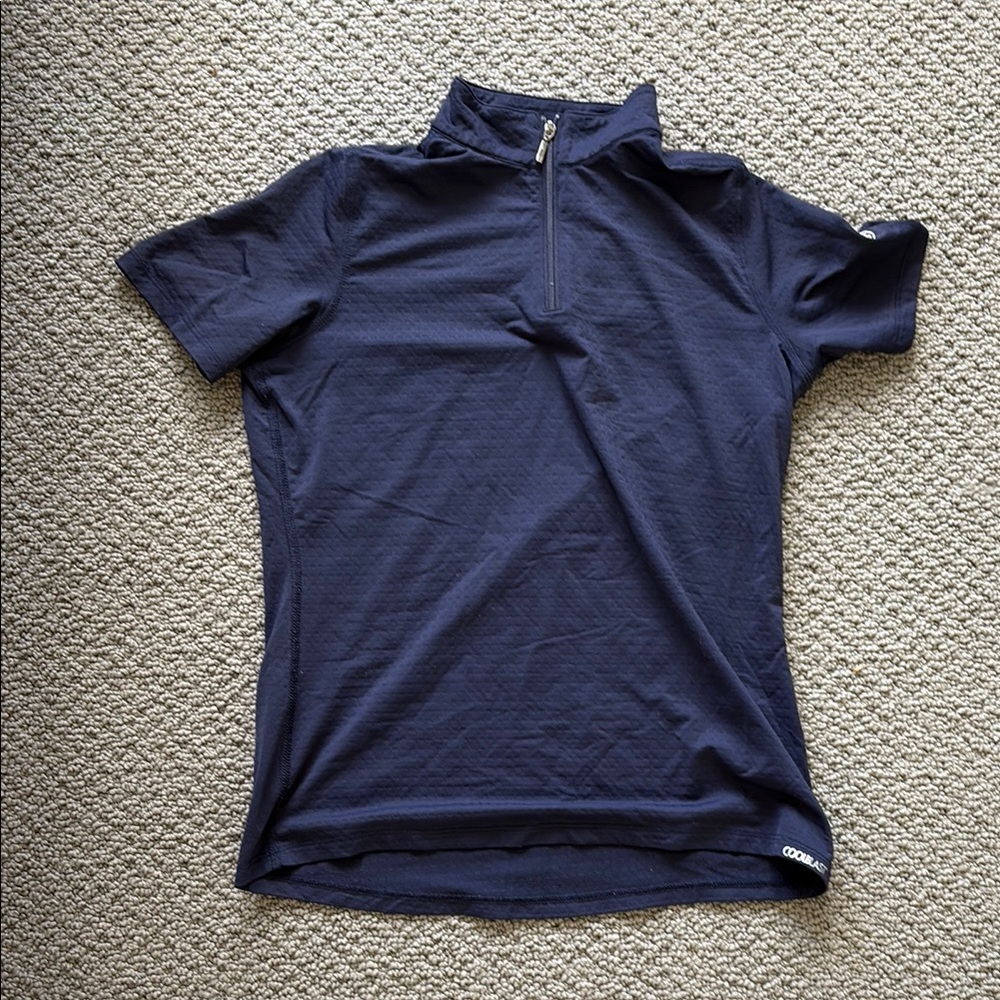 Dover Saddlery equestrian Navy Blue Shirt